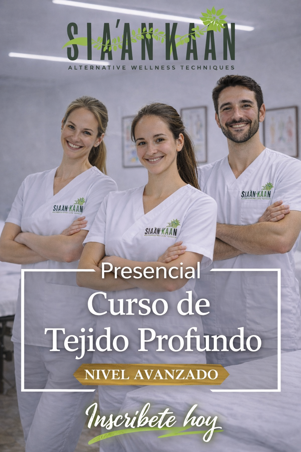 Masaje de tejido profundo en camilla