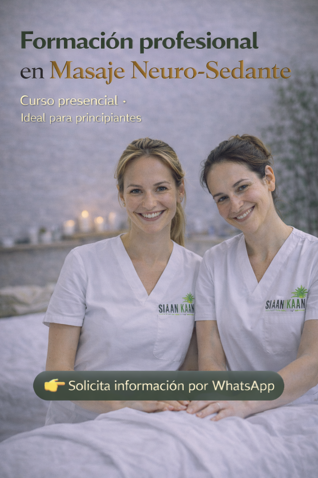 Masaje neurosedante en ambiente spa